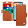 Samsung Galaxy S9 Case, FYY [Genuine Leather] 100% Handmade Wallet Case with [Prevent Card Information Leaking Technique] and [Kickstand Feature] for Samsung Galaxy S9