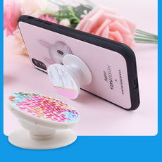 Pop Expanding Grip and Stand, Removable Phone Mount and Holder Socket with 360°Rotation for Smartphones and Tablets