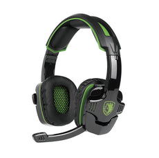 SADES SA-930 3.5mm Gaming Headsets with Microphone Noise Cancellation Music Headphones Black-green for PS4 Laptop Tablet PC Mobile Phones