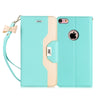 iPhone 6S Case, iPhone 6 Case, FYY [Makeup Mirror] Premium PU Leather iPhone 6S/6 Wallet Case with Cosmetic Mirror and Bow-knot Strap