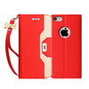 iPhone 6S Case, iPhone 6 Case, FYY [Makeup Mirror] Premium PU Leather iPhone 6S/6 Wallet Case with Cosmetic Mirror and Bow-knot Strap