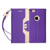 iPhone 6S Case, iPhone 6 Case, FYY [Makeup Mirror] Premium PU Leather iPhone 6S/6 Wallet Case with Cosmetic Mirror and Bow-knot Strap