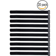 Reusable Fastening Cable Straps Adjustable Multipurpose Hook / Loop Securing Straps