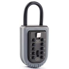 Portable Zinc Padlock Hide Keys Hang Door 10 Digits Combination Lock Key Safe Box Lock Security Safe Storage Box