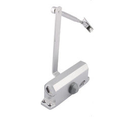 Heavy Duty Aluminum Commercial Door Closer Overhead Fire Rated Door Closer Two Independent Valves Control Sweep for Residential/Commercial Use