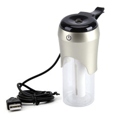 Car Air Humidifier,Dual USB Charger Portable Car Air Purifier Aroma Diffuser Cool Mist Automatic Power-off Protection Humidifier