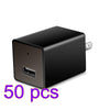 Wirelee HD 1080P Hidden Camera USB Wall Charger Wireless Home Security Covert Camcorder Adapter With A Card Reader Support WiFi Max 32GB TF Card (Not included SD card)