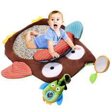 High Quality Cute Cartoon Owl Baby Infant Tummy Time Crawling Play Mat Game Pad Pillow Toy