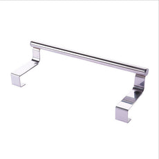 Cupboard towel bar rail over door hanger hook