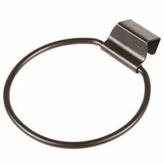 Cupboard Circular Metal Towel Bar Rail over Door Hanger Hook